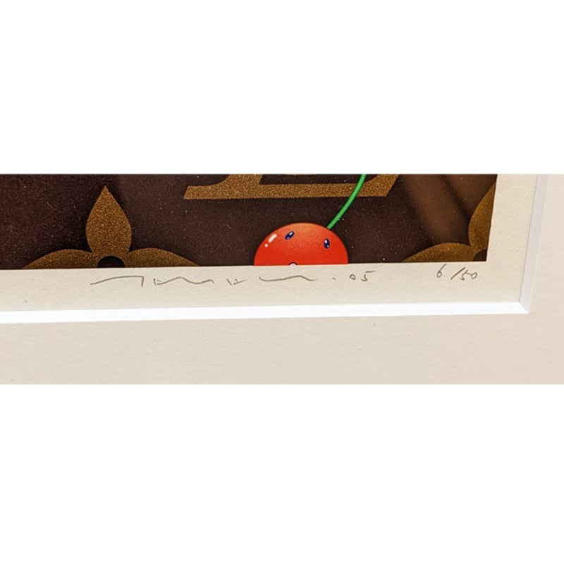 村上 隆「Cherry」シルクスクリーン・ラメ | BISENDO art gallery