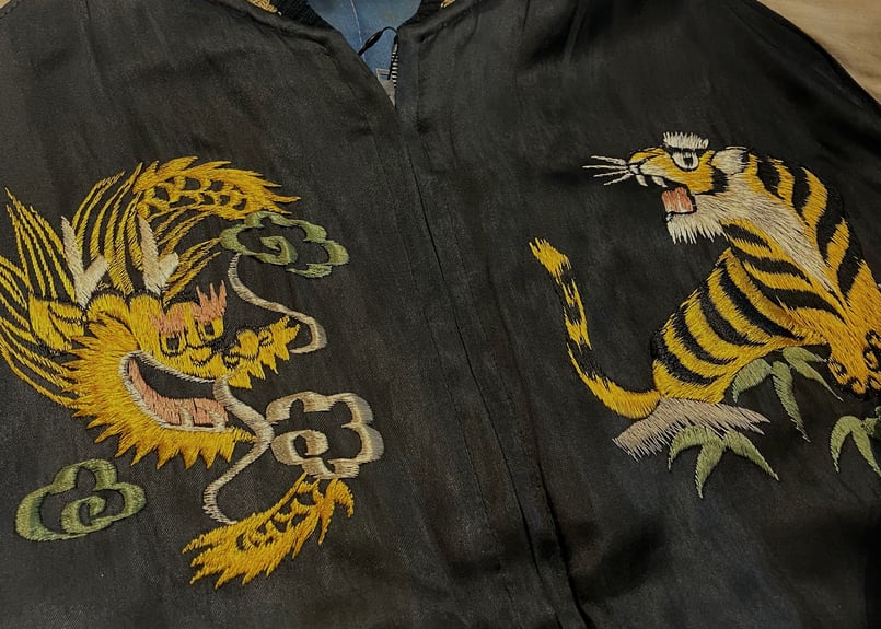 50s vintage souvenir jacket ヴィンテージ スカジャン | 旅する