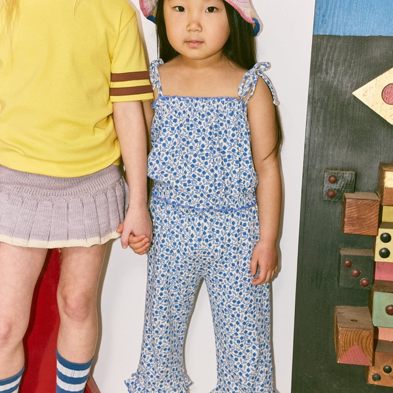 Misha & Puff SYDNEY TOP - BLUE RIBBON LISSE FIE