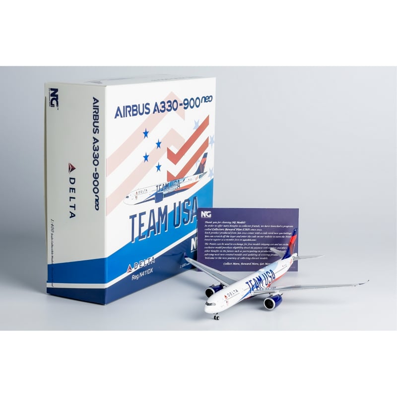 お取り寄せ商品】1/400 A330-900 デルタ航空「TEAM USA特別塗装機」