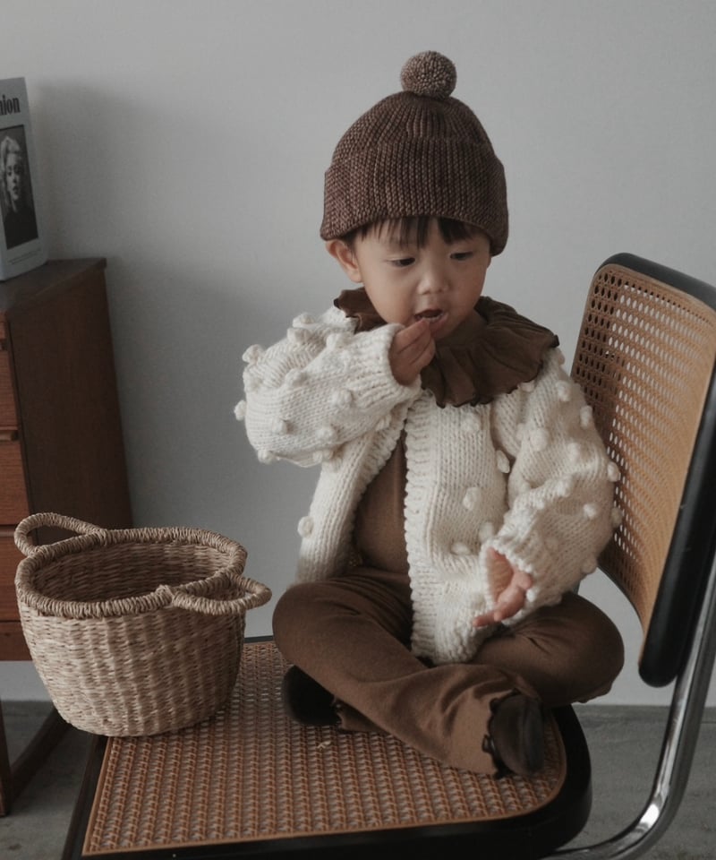 THE BLUEBERRY HILL - Popcorn Cardigan Cream |