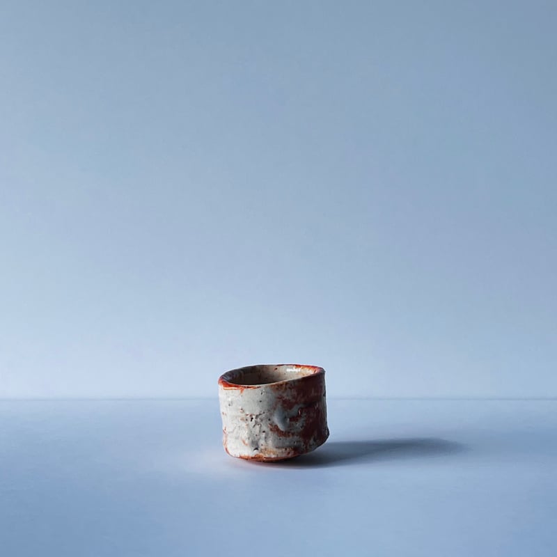 T−15 辻村史朗 志野ぐい呑 Shiro Tsujimura Shino sake cup