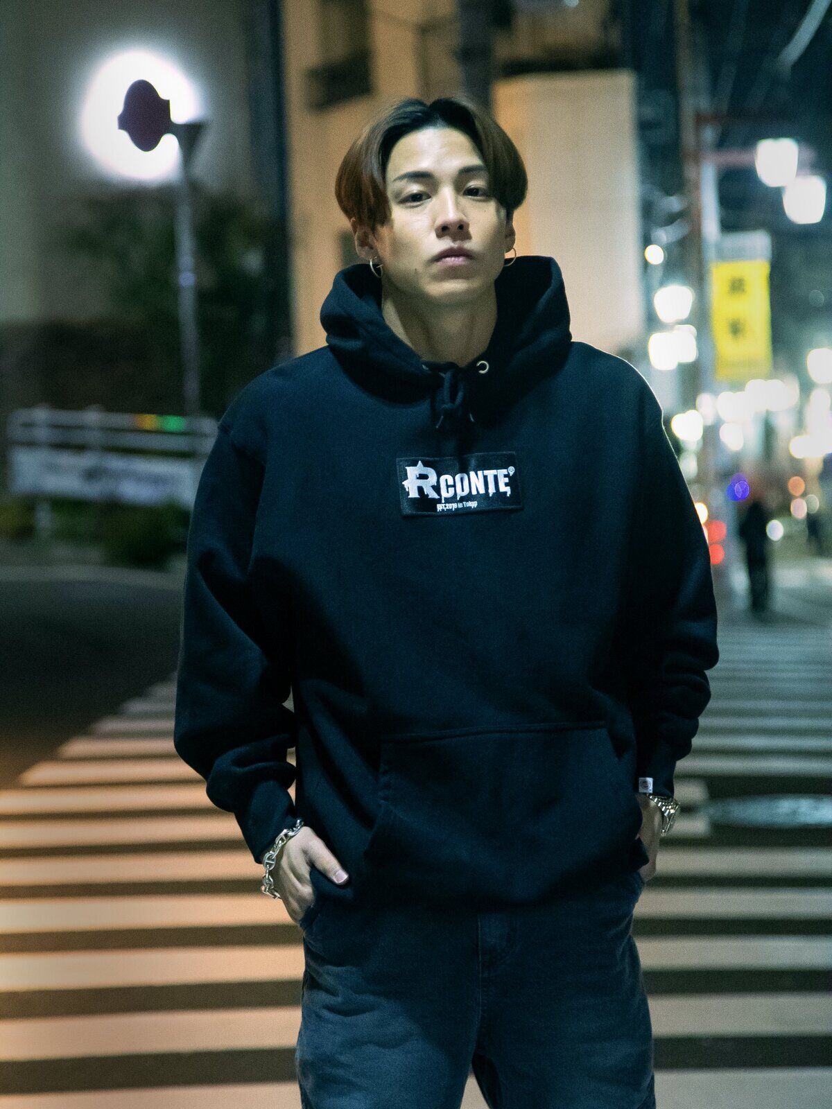 RC-093 / Rconte BOX Logo Hoodi | Rconte アールカンテ
