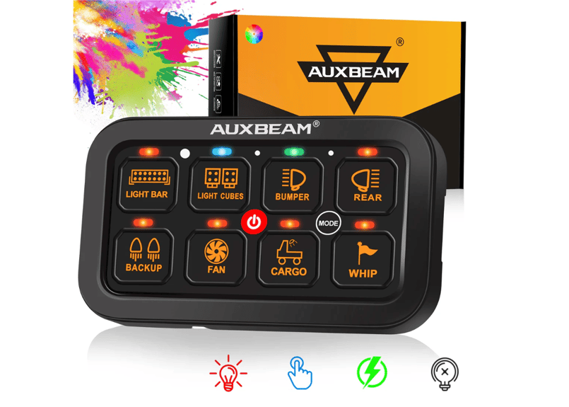 AUXBEAM 【接続機数8】RA-80 ストロボ付 スイッチパネル | CROSS MEMBER
