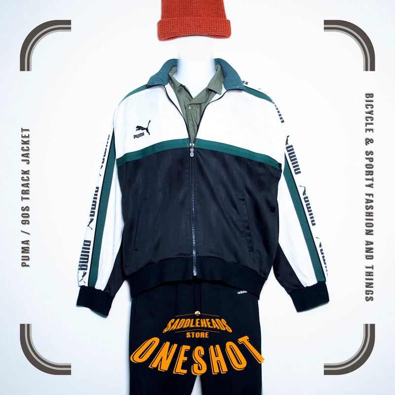 USED【 PUMA 】90sトラックジャケット（ヒットユニオン製）／MENS：M