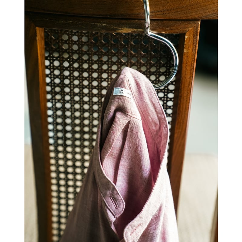 MAATEE&SONS LINEN FRINGE SHIRTS 鉄焙煎 | MusterWerk