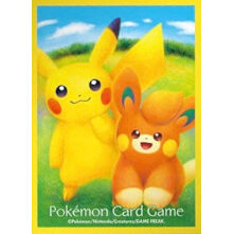 バラ】 日版 ポケセン限定 ピカチュウ ＆ パモ スリーブ (2023