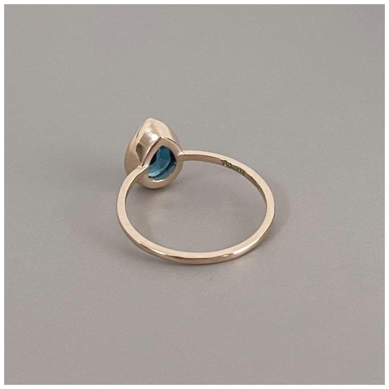 ロンドンブルートパーズ リング【K10/10号】 | soeru jewelry