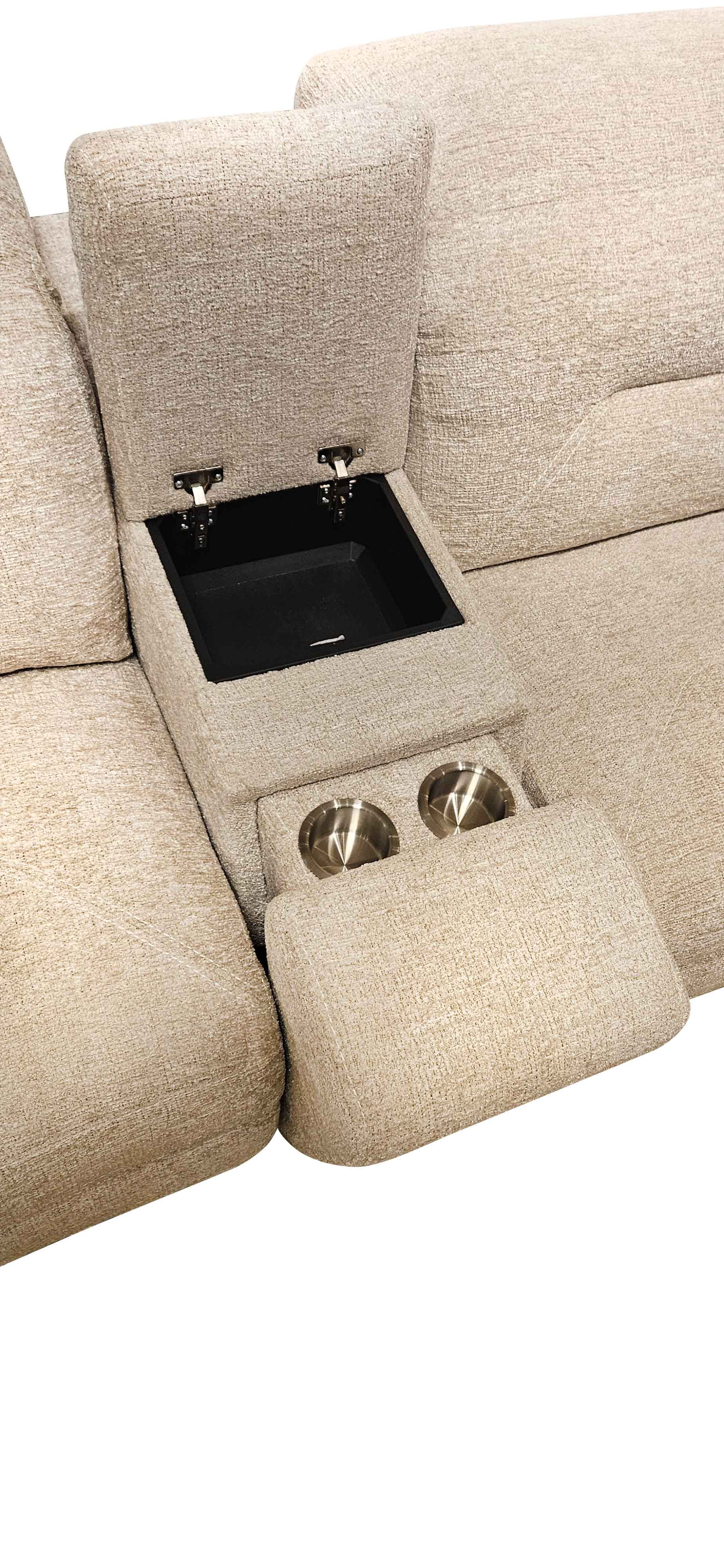 Loft IQ Ruger 9912507 6 Piece Power Reclining Sectional | Johnny