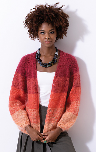 Ravelry: #07 Gradient Cardigan pattern by Jacqueline van Dillen