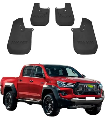 Amazon | TRD MS328-0K001 マッドフラップ レッド ハイラックス(12#系