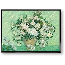 Amazon.co.jp: ポスター ゴッホ バラ 白薔薇 インテリア アート