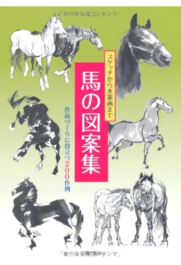 水墨画 馬を描く | 馬驍 |本 | 通販 | Amazon