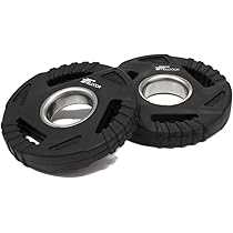 Amazon | FIELDOOR ラバー製 ダンベルプレート 1.25kg 2枚セット 50mm