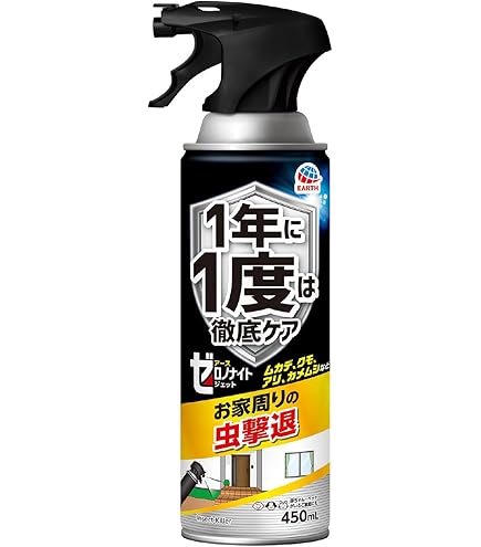 Amazon.co.jp: アース製薬イヤな虫 ゼロノナイト 1プッシュ式スプレー