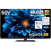 Amazon.co.jp: シャープ 60V型 4K 液晶 テレビ AQUOS 4T-C60DN1 N