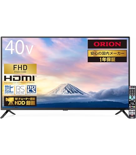 Amazon | フナイ 40V型 液晶テレビ フルビジョン ブラック FL-40H2040