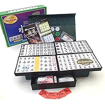 Amazon.co.jp: 瞬間点棒収納システム搭載 折りたたみ式手積麻雀卓「ぽ