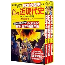 角川まんが学習シリーズ日本の歴史 よくわかる近現代史 年表つき全3巻