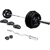 Amazon | KETTLEBELLKON (ケトルベル魂) オリンピック バーベル133KG
