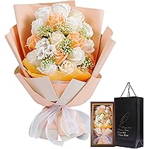Amazon｜woowei ソープフラワー 花束 母の日 花 敬老の日フラワー