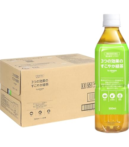 Amazon.co.jp: 緑茶 つづけるプラス カラダのための緑茶 500ml 24本