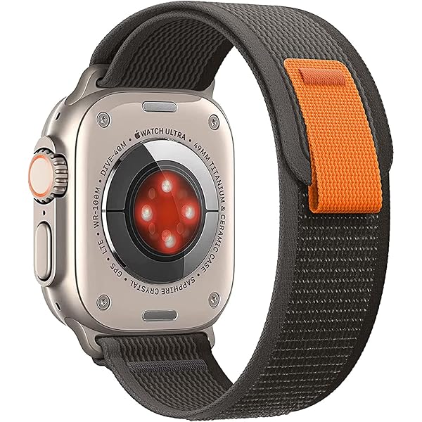 Amazon.co.jp: Apple Watch Band - 49mmケース用ブラックトレイル