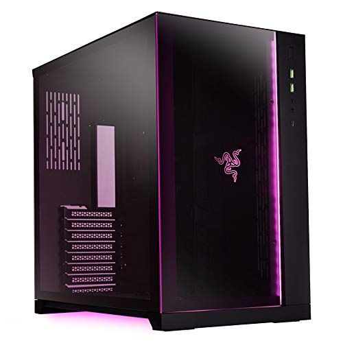 LIAN LI PC-O11 Dynamic Razer Edition Black Tempered Glass ATX Mid