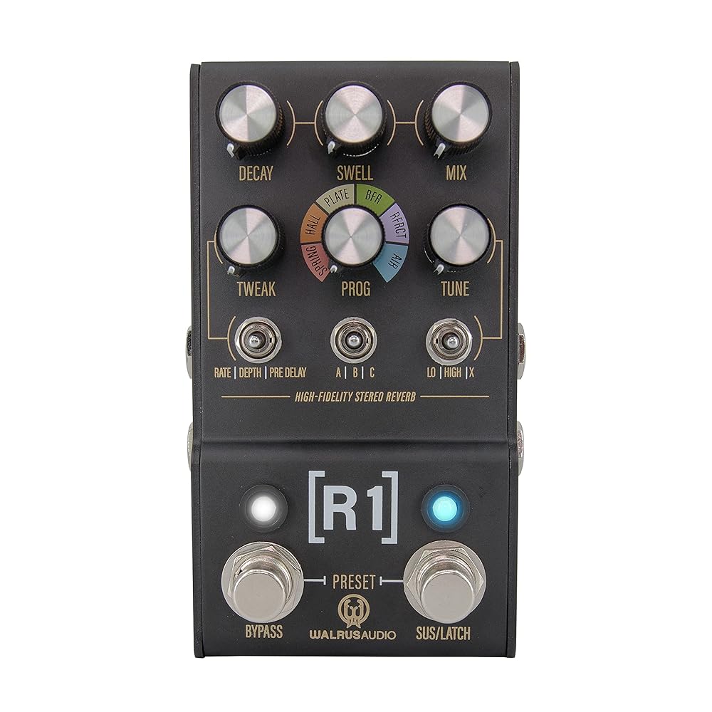 Walrus Audio R1 High Fidelity Stereo Reverb - 6種類のプロ