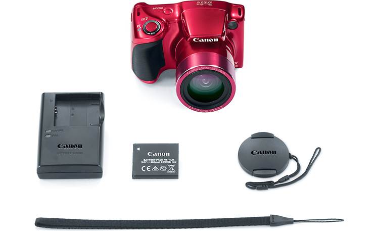 Canon PowerShot SX410 IS (Red) 20-megapixel camera with 40X