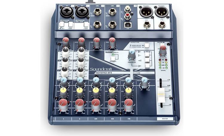 Soundcraft Notepad-8FX 8-channel mixer with effects and USB
