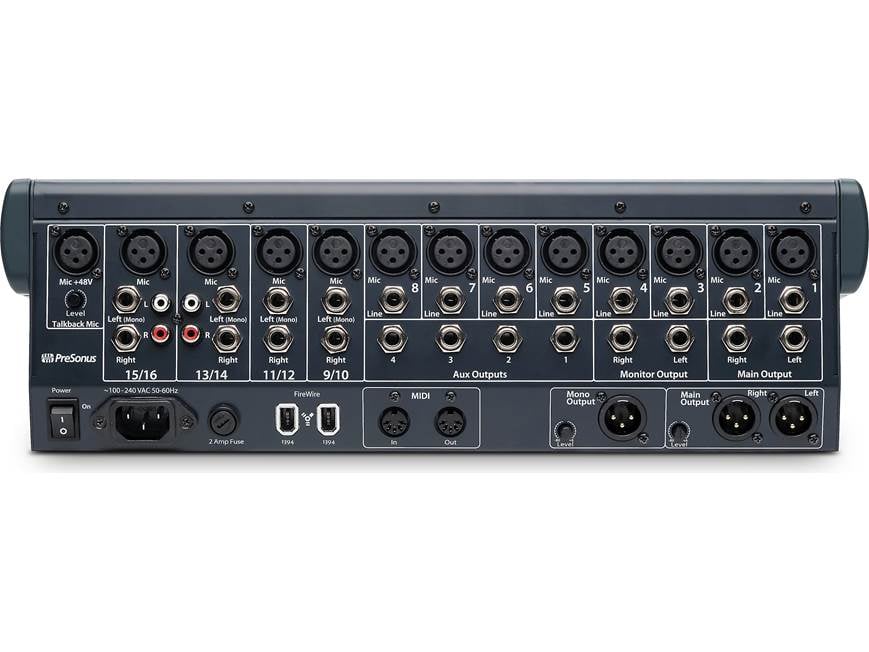 PreSonus StudioLive™ 16.0.2 16-channel digital mixer (FireWire