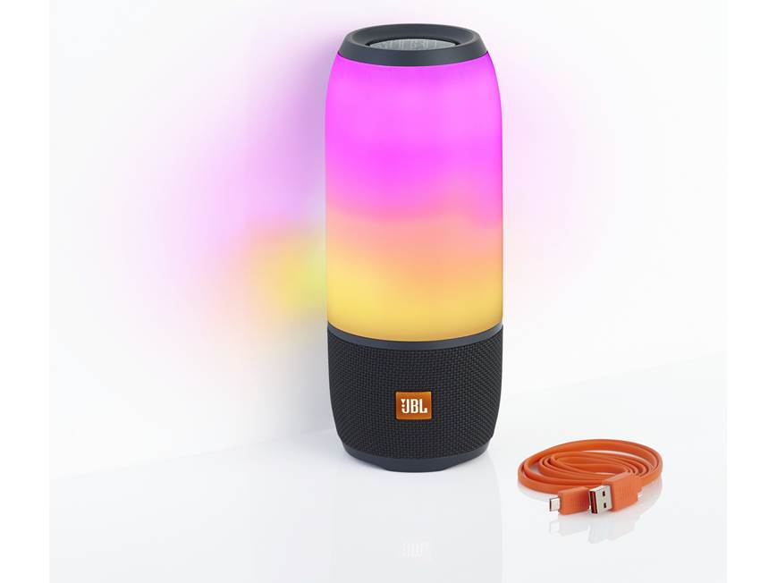 JBL Pulse 3 (Black) Portable Bluetooth® speaker (Black) at Crutchfield