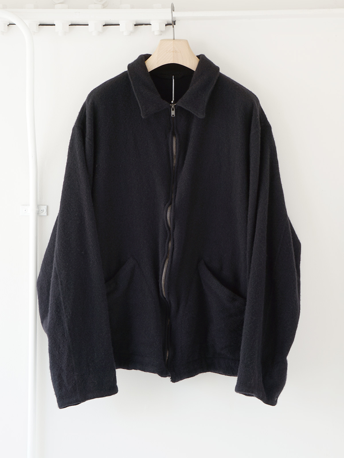 shrinked_wool_zip_short_jacket