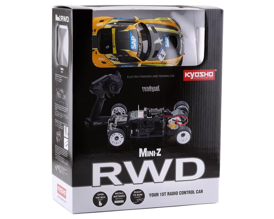 Kyosho MR-03 Mini-Z RWD ReadySet w/AMG GT3 No.4 Nurburgring Body