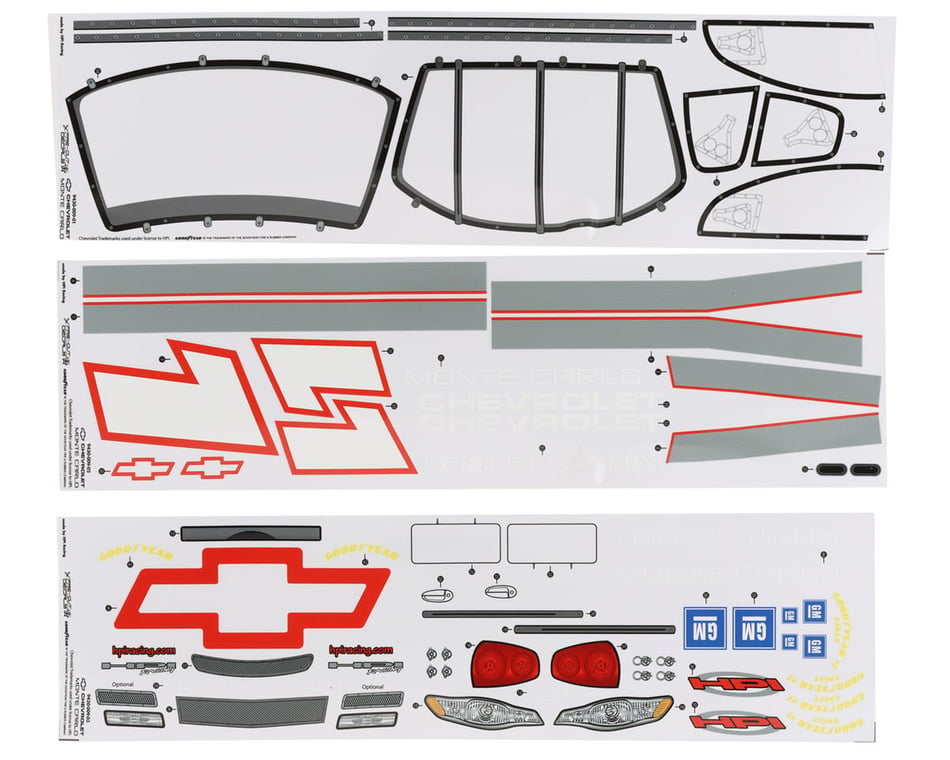 HPI Chevrolet Monte Carlo Body (200Mm) [HPI7430] - AMain Hobbies