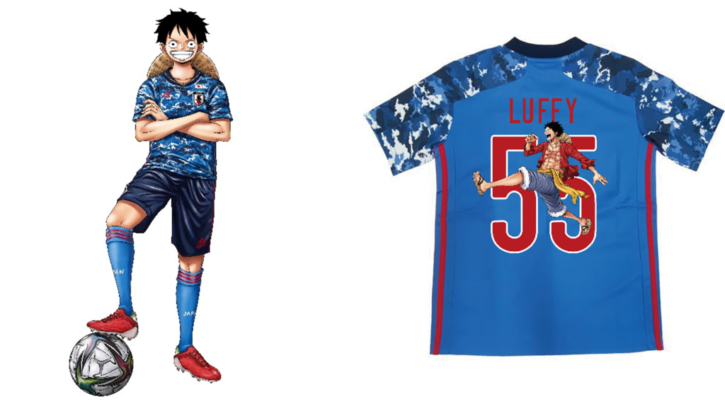 ONE PIECE』仕様のサッカー日本代表ユニフォーム受注開始