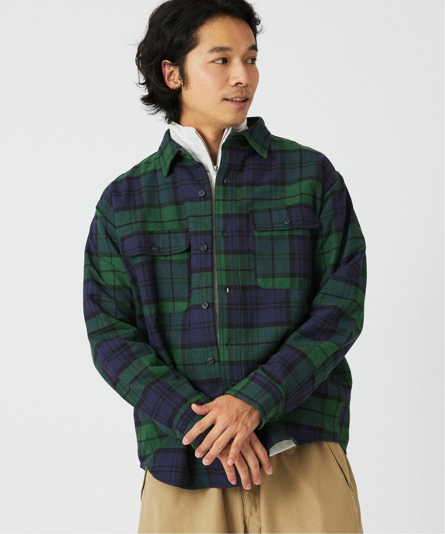 Prentiss / プレンティス 別注 ヘビー ネルチェックシャツ（シャツ