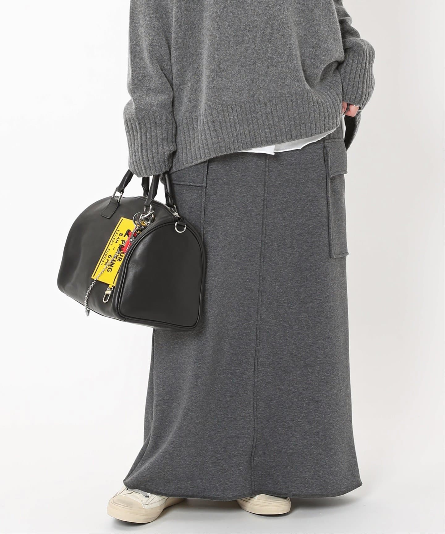 ウォームスウェットカーゴスカート（ロング・マキシ丈スカート）｜AP