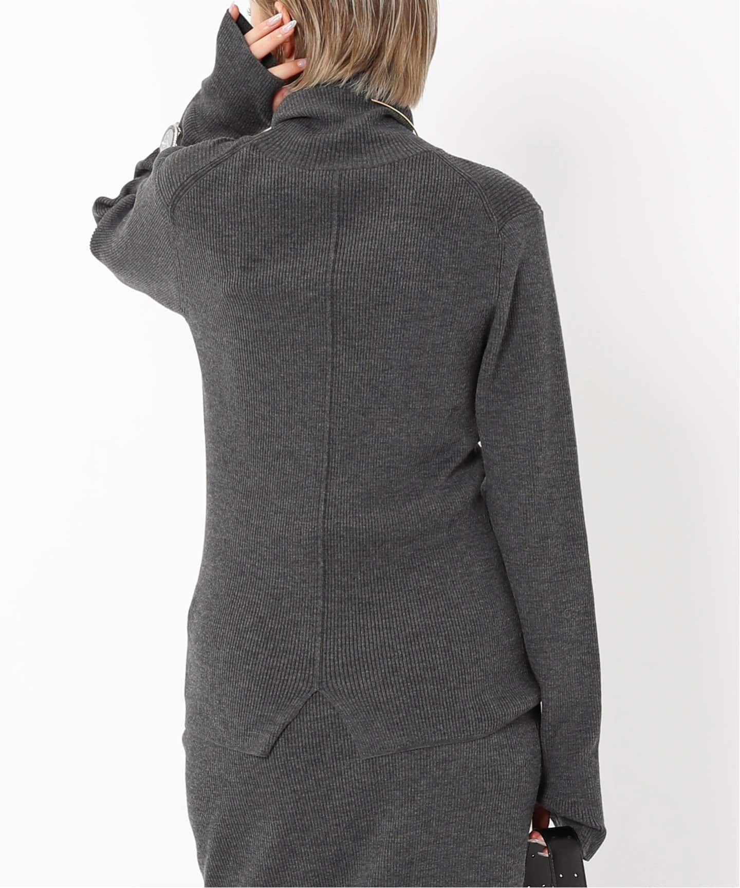 ウールリブタートルネックプルオーバー（ニット／セーター）｜AP