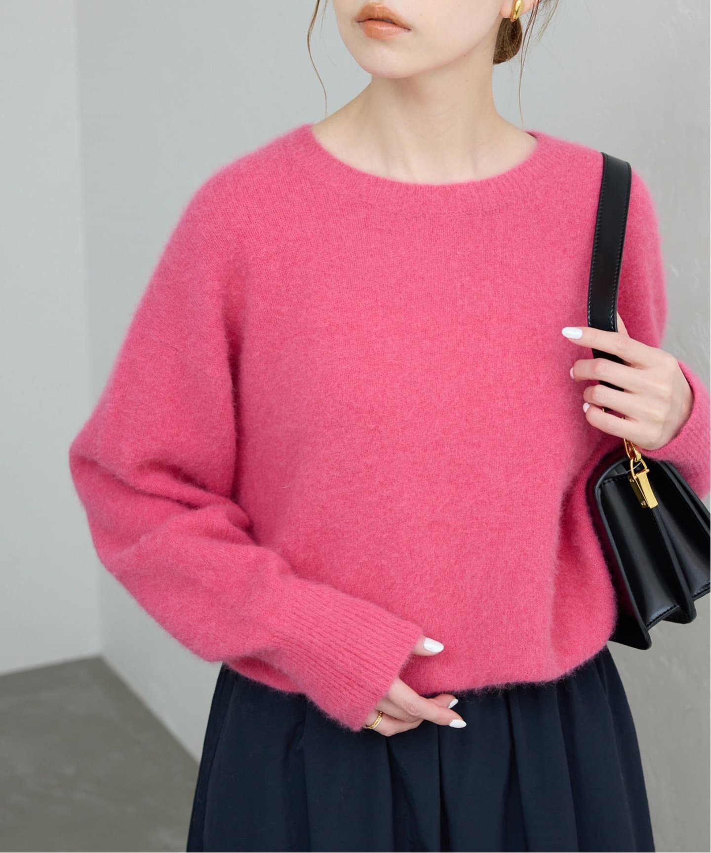 フォックスウールカシミヤプルオーバー（ニット／セーター）｜SLOBE