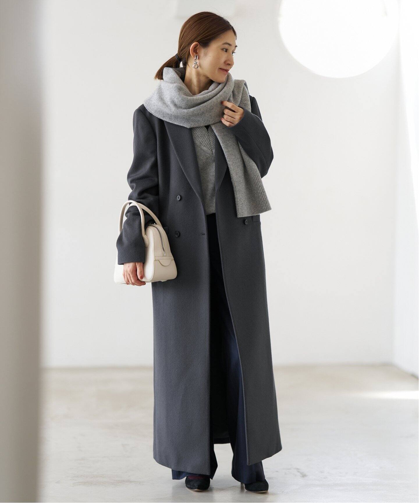 Pure merino wool ショートプルオーバー（ニット／セーター）｜VERMEIL