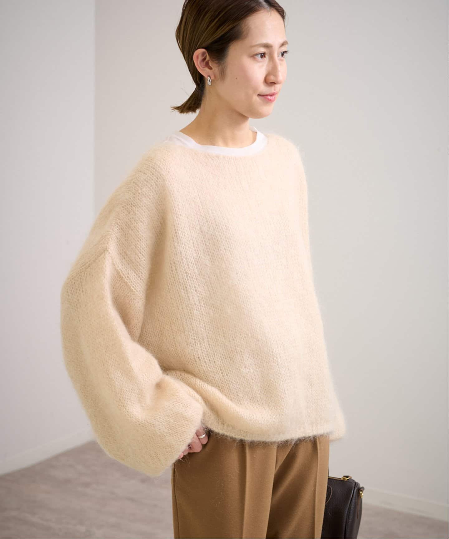 モヘヤMix ローゲージニット（ニット／セーター）｜FRAMeWORK