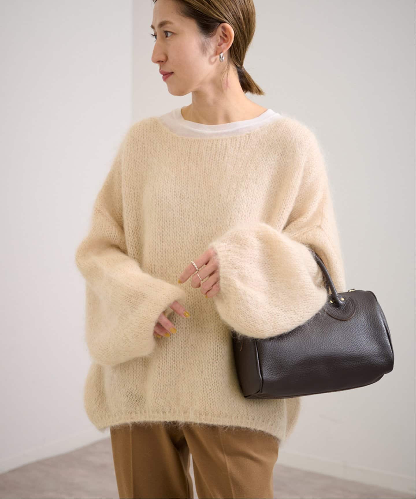 モヘヤMix ローゲージニット（ニット／セーター）｜FRAMeWORK