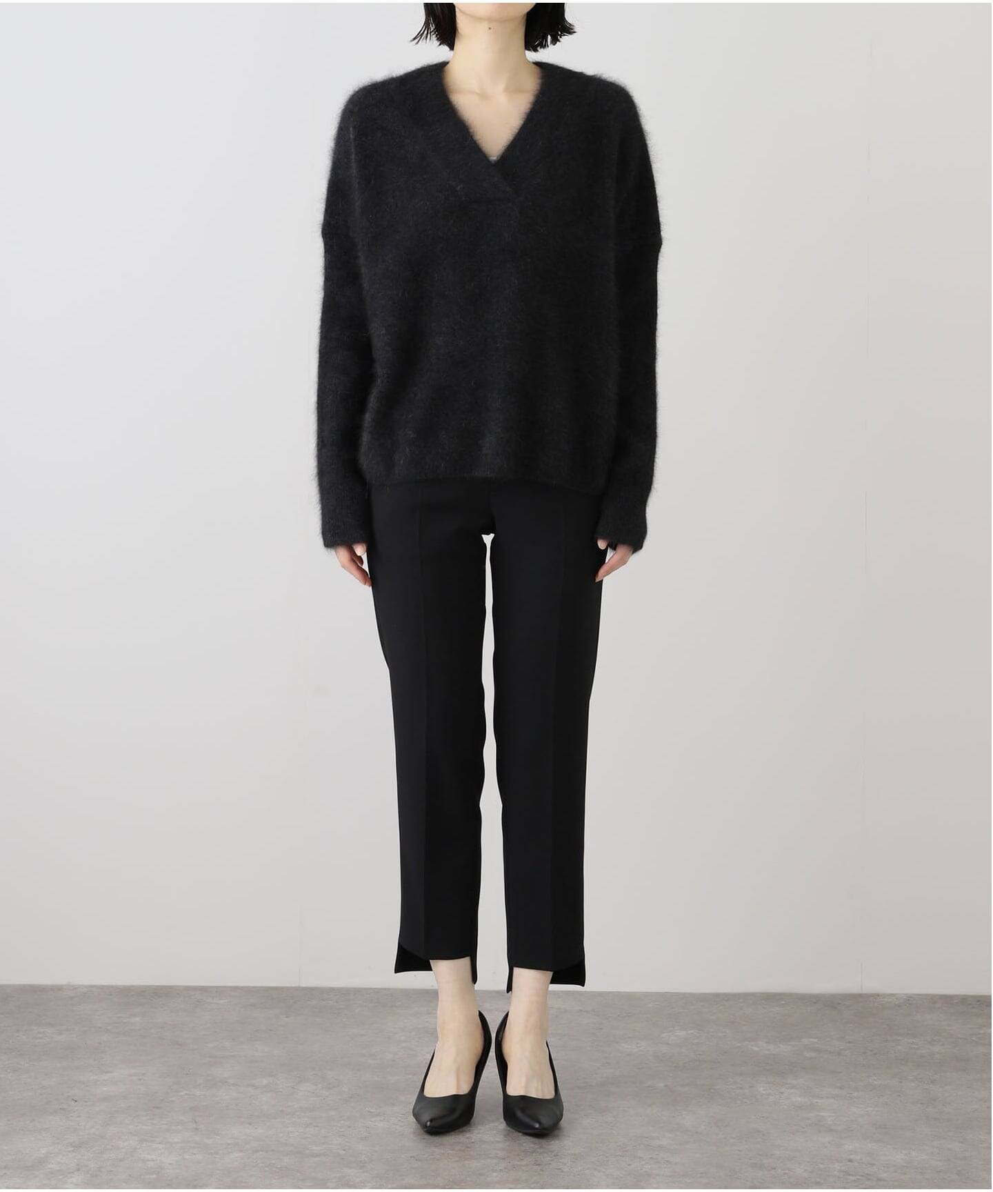 ファーニットVネックプルオーバー（ニット／セーター）｜NOBLE