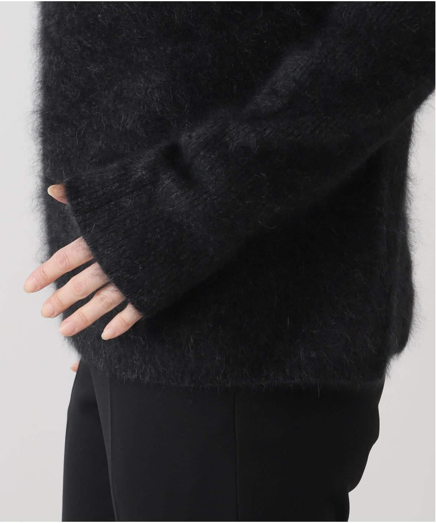 ファーニットVネックプルオーバー（ニット／セーター）｜NOBLE