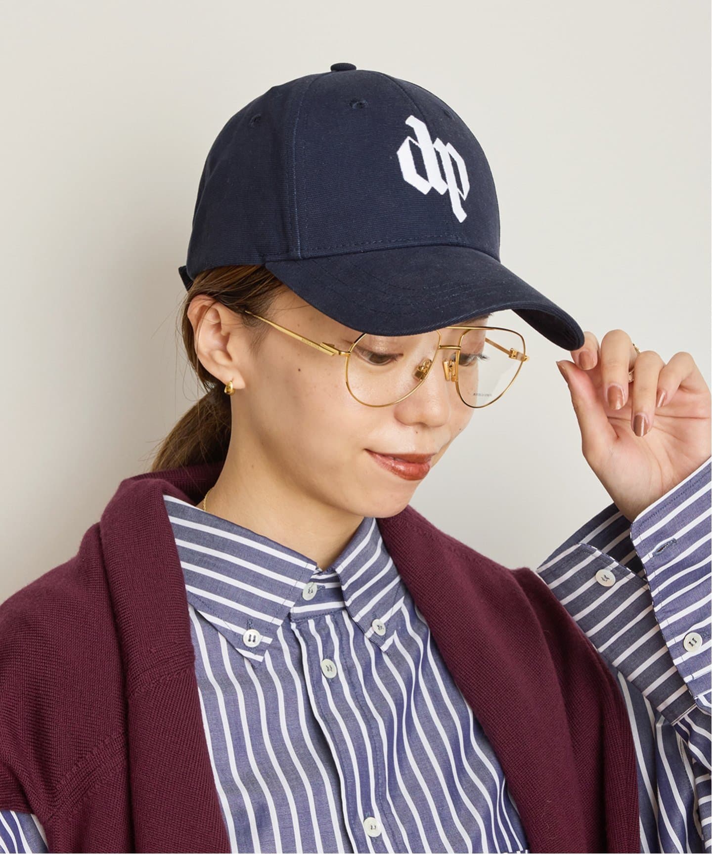 DARKPARK/ダークパーク】 LOGO CAP ホワイト DARKPARK/ダークパーク