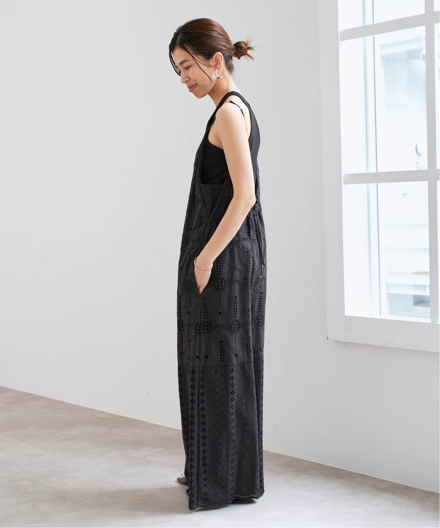 WEB限定/追加4》レースオールインワン（つなぎ／オールインワン