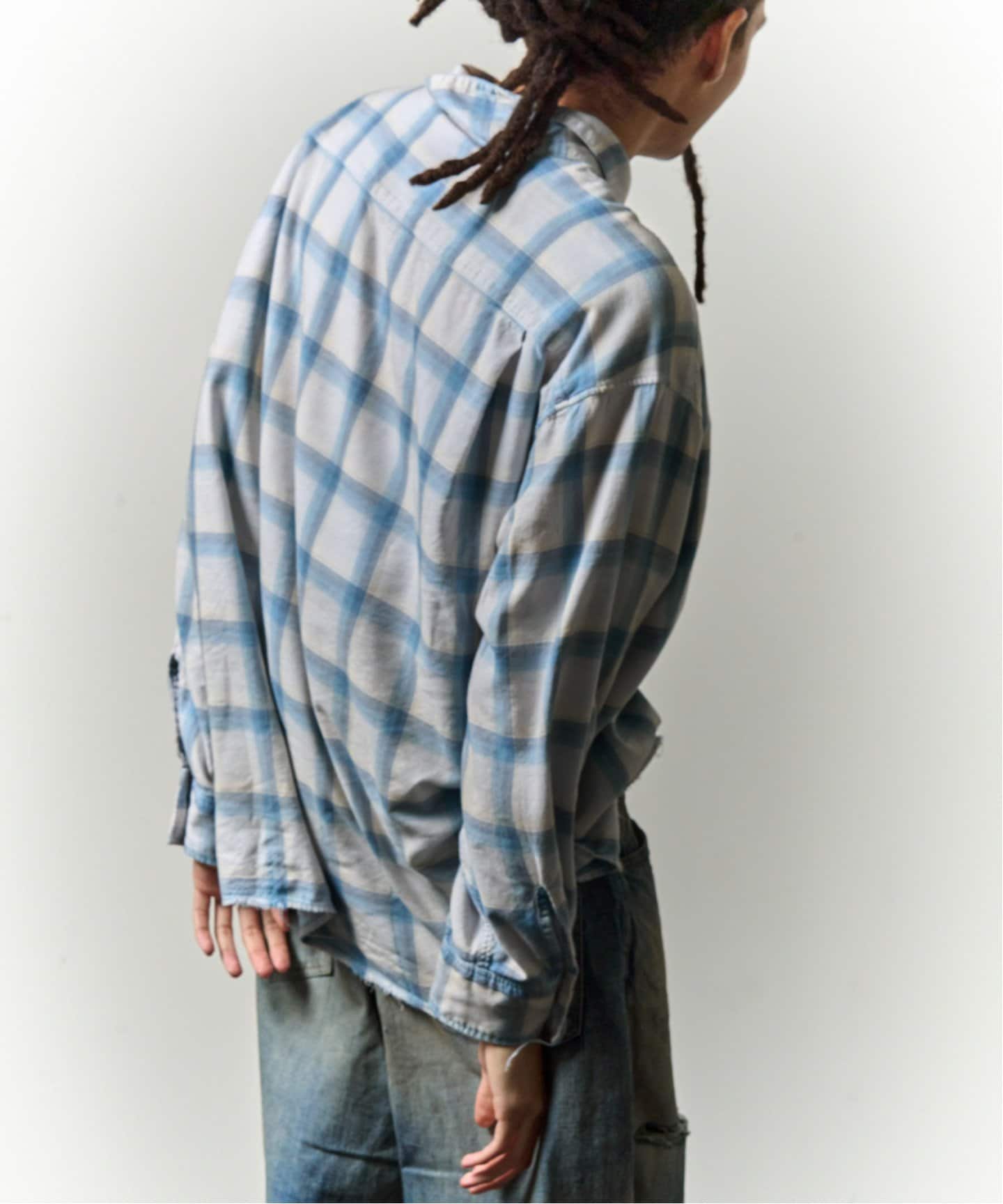 ANCELLM × WISM 別注 OMBRECHECK SHIRT（シャツ／ブラウス）｜WISM