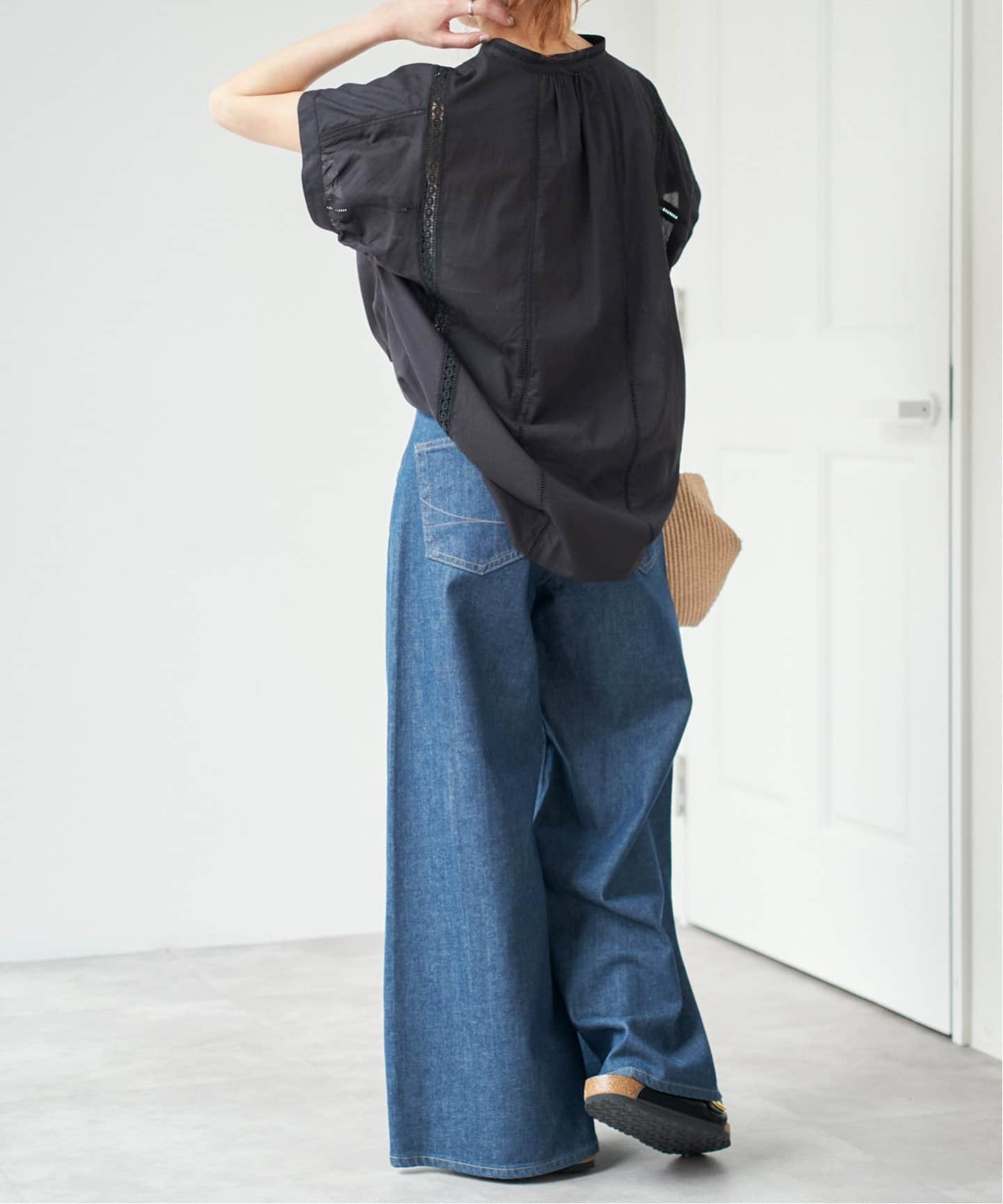 ケミカルレースフレンチブラウス（シャツ／ブラウス）｜Spick and Span